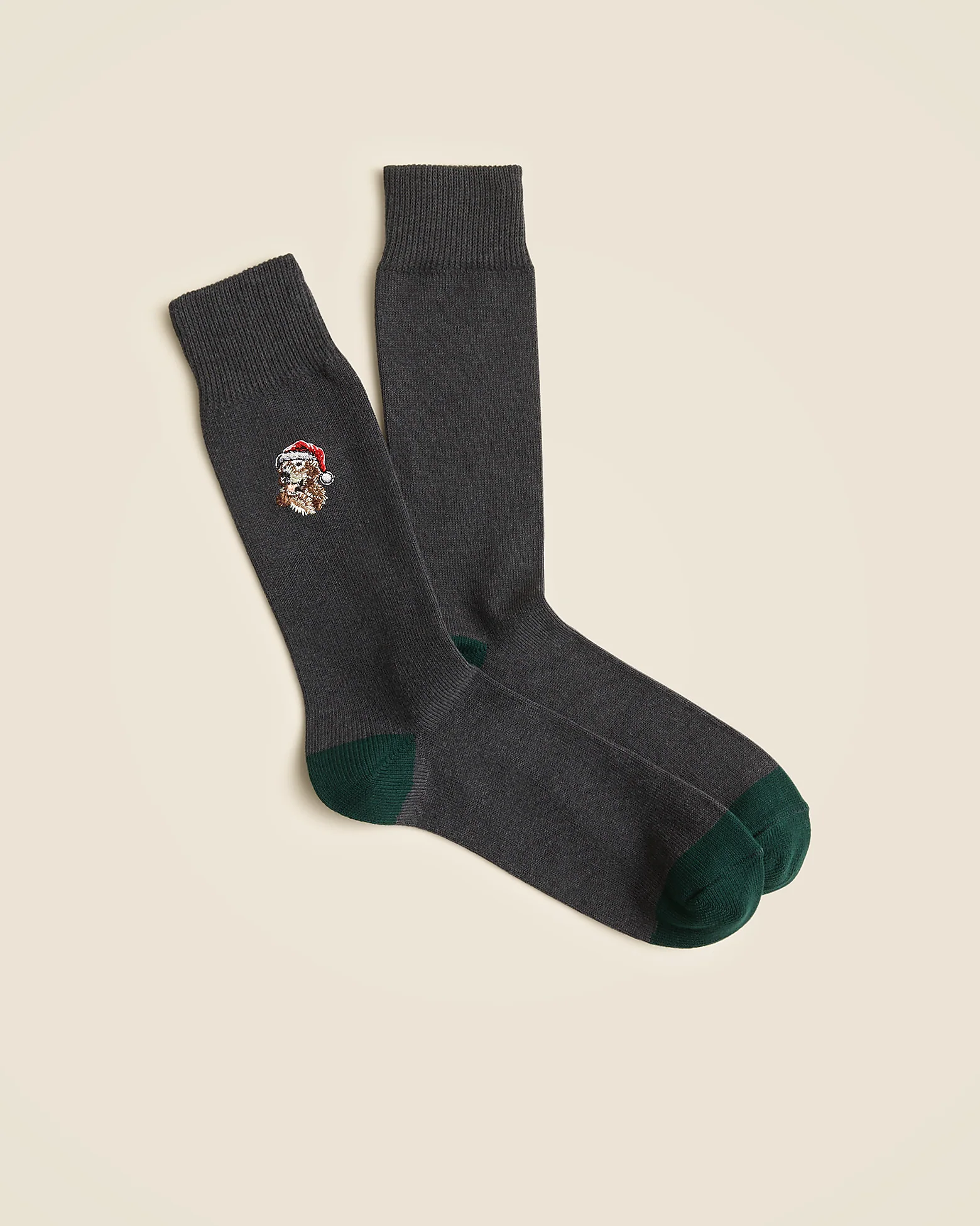 J.Crew Holiday dog critter socks