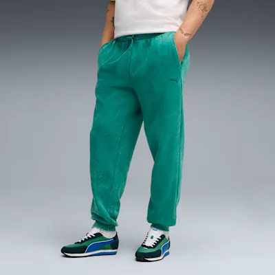 PUMA Elevated Essentials Acid Wash Sweatpants