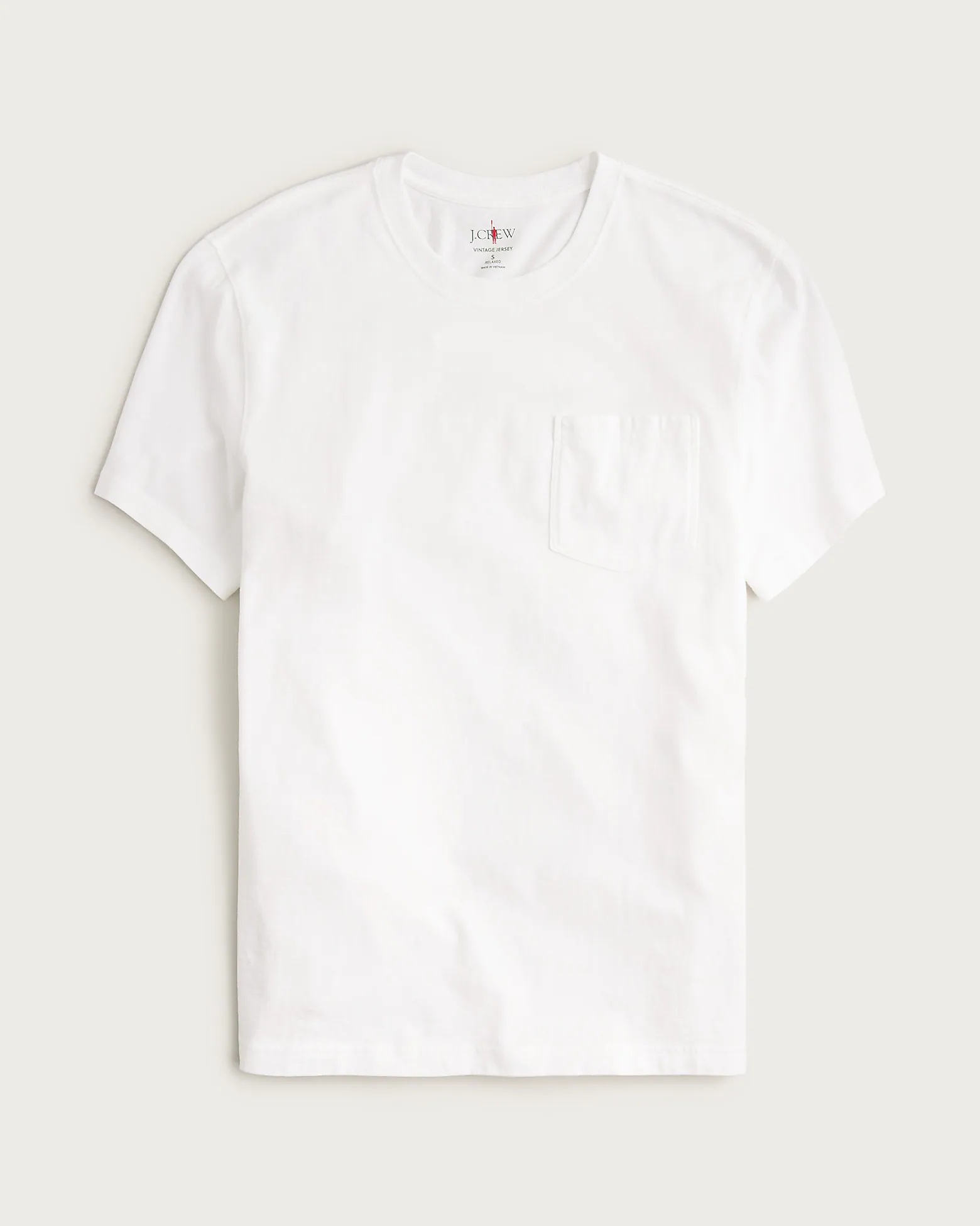 J.Crew Vintage-wash cotton pocket T-shirt